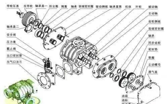 羅茨鼓風機原理及結構圖文